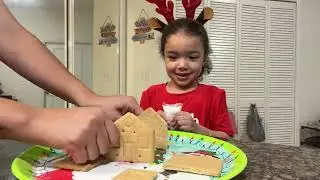 We tired lol gingerbread house from @dollartree #shetofunny🥰