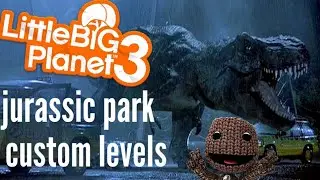 GIANT T REX !! ( little big planet 3 ) custom levels
