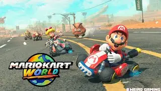 THESE RACES ARE ABSOLUTE CHAOS Mario Kart World #bweirdgaming #mariokartworld