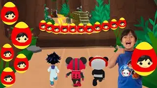 Tag with Ryan - Combo Panda vs Hero Combo vs Leo Woods Gameplay !