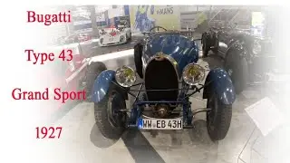 Bugatti 43 Grand Sport  1927 - the only Bugatti in the LeMans exh. in Sinsheim 2023 !