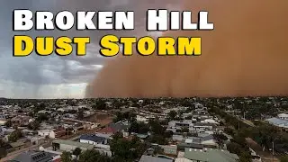 Dust Storm impacts Broken Hill, NSW