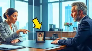 &ldquo;THAT&rsquo;S MY CHILDHOOD PHOTO!&rdquo; THE NEW SECRETARY SAID TO THE BOSS&hellip; HE FROZE&hellip;