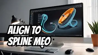 tutorial How to use Align To Spline Tag in C4D r25 Knowledge of 4D graphics