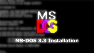 MS-DOS 3.x Installation Tutorial