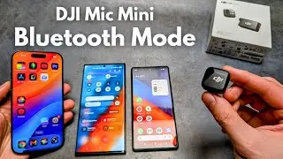 Как подключить DJI Mic Mini к телефону через Bluetooth — без адаптера-приемника — для iPhone и An...