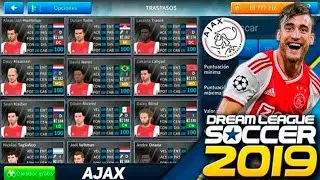 PLANTILLA DEL AJAX PARA DREAM LEAGUE SOCCER 2020-2021 (DLS 19)