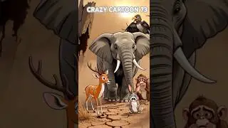 Elephant living in forests 😜#toyswala #kids #cartoonforkids #kitten