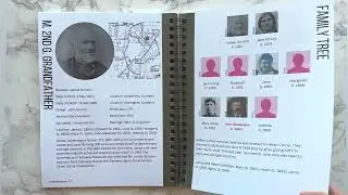 Quick flip-through of the Reed Family Tree genealogy book