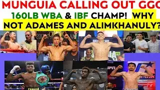 Jaime Munguia is a DUCK!  Chasing old-man GGG when Munguia is front-runner for Adames and Alkhanuly.