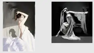Daily Practice | Gesture Drawing | Painting #drawingpractice #digitaloilpainting #learninghowtodraw