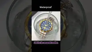 Luxury Man Wristwatch Waterproof Luminous Chronograph Stainless Steel #luxury #watch #fashion