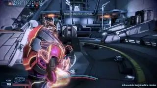 Platinum solo with Arc Pistol Turian Sentinel on White Unknown vs Geth