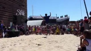Slacklining with Stride Gum at Dew Tour- Event Staffing by Eventpro Strategies