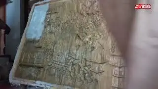 How to cast, Fiber glass casting process from POP mould, and final product, desi process,