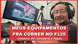 COMO &Eacute; MEU SETUP PARA O F1 25? | PC, Volante, Pedais e OBS