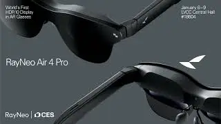 RayNeo Debuts the Worlds First HDR10 enabled AR Glasses at CES 2026