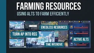 Farming RSS with active Alts in Infinity Kingdom