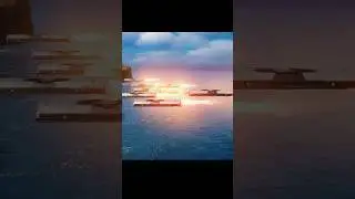 9 GTX-690 Missiles launch! modern warships | #shorts