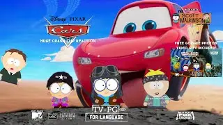 Cars Movie [ Hugh Crash Clip Reaction 
