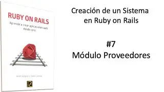 Modulo proveedores | Creacion de un sistema en Ruby on Rails
