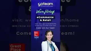 GoTeam Cebu, Philippines Hiring For Ecommerce & Retail Jobs