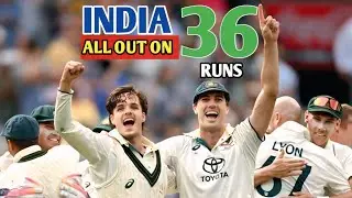  When India All Out On 36 😳 | Full Team Collapse | India 🇮🇳 vs Australia 🇦🇺 | Highlights