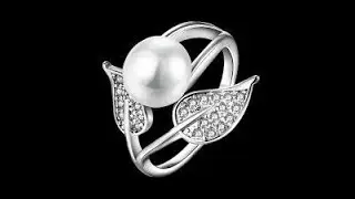 Latest Jewellery Pearl /Moti Ring Design Collection for men by menjewell.com