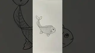 How To Draw A Fish Easy | Easy Fish Drawing #drawing #fish
