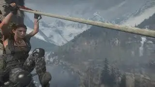Rise of the Tomb Raider | Climbing the Tower in Geothermal Valley