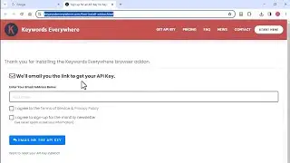 How to get Keywords Everywhere API key | Insight Analyzer