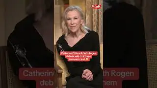 Catherine O&rsquo;Hara & Seth Rogen debate which of them has more clout 😅