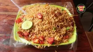 Chicken Fried Rice Making at Road Side | Indian Street Food | Fast Food Recipes | Hyderabad