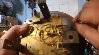 Repairing a Japy Freres French clock made in 1855-1867 that I bought at  flea market 20220305 224210