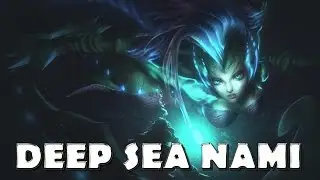 Deep Sea Nami Gameplay Skin Spotlight - League of Legends