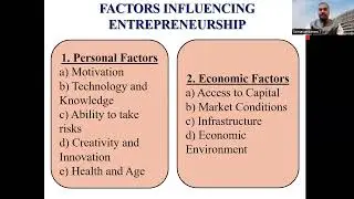 Factors Influencing Entrepreneurship