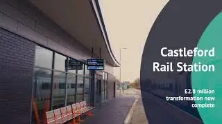 Work on Castleford Train Station is now complete!