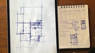 More floor plan sketch ideas of 6 units of 1 bedroom flat + final pick