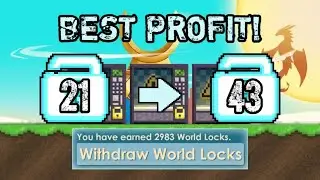 BEST PROFIT in Growtopia! How to GET RICH FAST in 2025! (EASY DLS)