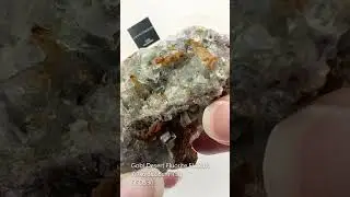 Gemmy Clear Green Fluorite from Gobi Desert FL120R