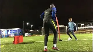 Manchester City academy player Charlie Gray working with RH 🔥