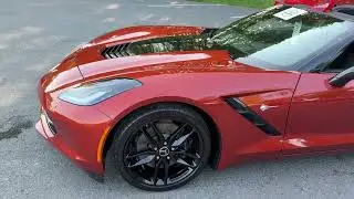 15 Corvette 2LT Z51 Coupe 6.2 V8 7 speed. Daytona Sunrise Orange. Black interior. Super clean car
