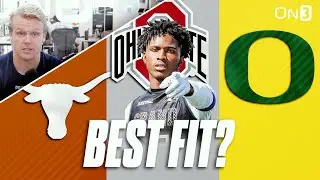 BEST Fit For 2025 5-Star WR Dakorien Moore? | Texas, Ohio State, or Oregon for TOP WR in 2025 Class?