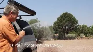 Road Shower 4S &mdash; как выглядит давление 65 фунтов на квадратный дюйм.