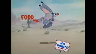 The Rabbit's Jumping While The Sign Says Food & No Points For 10 Hours