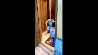 Saudi Doctor returns home, breaks down after stopping son from hugging him | Heart Touching