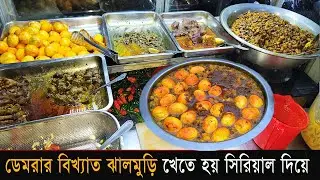 15 Years Boy Selling Tasty Masala mix Jhal Muri 😮😋 King Of spice naga Jhal Muri Maker