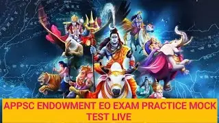 APPSC ENDOWMENT EO  TEST LIVE
