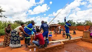Drilling a Well in an African Village (Africa Vlog #6)