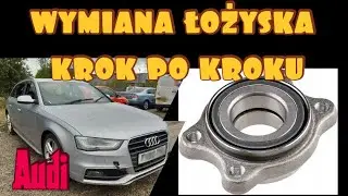 Audi wymiana łożyska na osi przedniej KROK PO KROKU - #AUDI #A4 #A5 #A6 #A7 #A8 #QUATTRO #Q3 #Q5